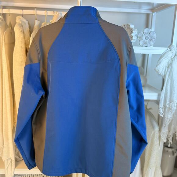 Black Diamond Men's sz XL blue & Gray athletic athleisure every day jacket  4299 - Picture 2 of 11